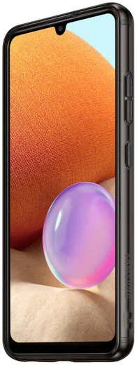 Origineel Samsung Galaxy A32 4G Hoesje Soft Clear Cover Zwart afbeelding 4