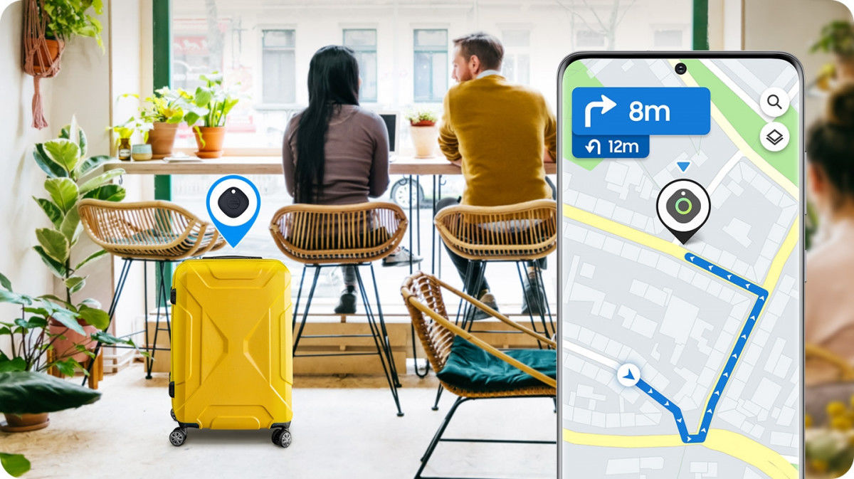Originele Samsung Galaxy SmartTag Bluetooth Tracker Beige afbeelding 8