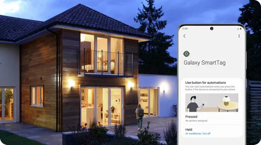 Originele Samsung Galaxy SmartTag Bluetooth Tracker Beige afbeelding 11