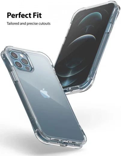 Ringke Fusion Plus Apple iPhone 12 / 12 Pro Hoesje Matte Transparant afbeelding 4