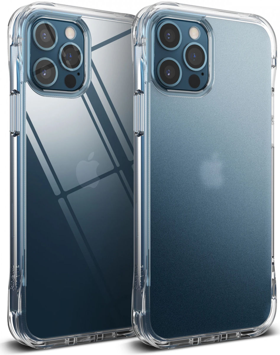 Ringke Fusion Plus Apple iPhone 12 / 12 Pro Hoesje Matte Transparant afbeelding 1