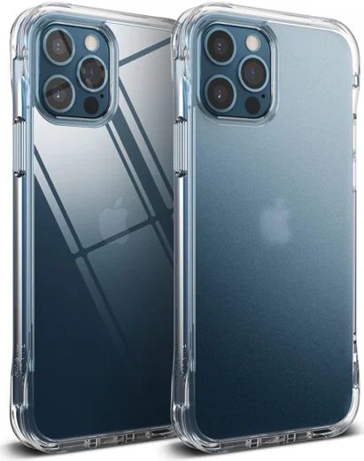 Ringke Fusion Plus Apple iPhone 12 / 12 Pro Hoesje Matte Transparant afbeelding 1