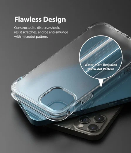 Ringke Fusion Plus Apple iPhone 12 / 12 Pro Hoesje Matte Transparant afbeelding 7