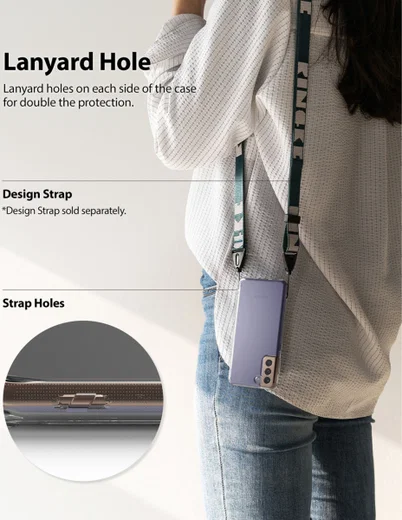 Ringke Fusion Samsung Galaxy S21 Hoesje Matte Transparant afbeelding 4