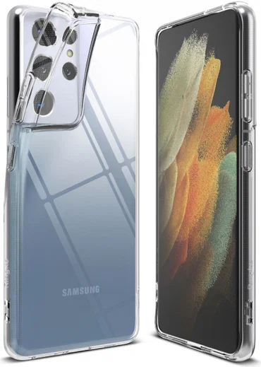 Ringke Air Samsung Galaxy S21 Hoesje Flexibel TPU Transparant afbeelding 1