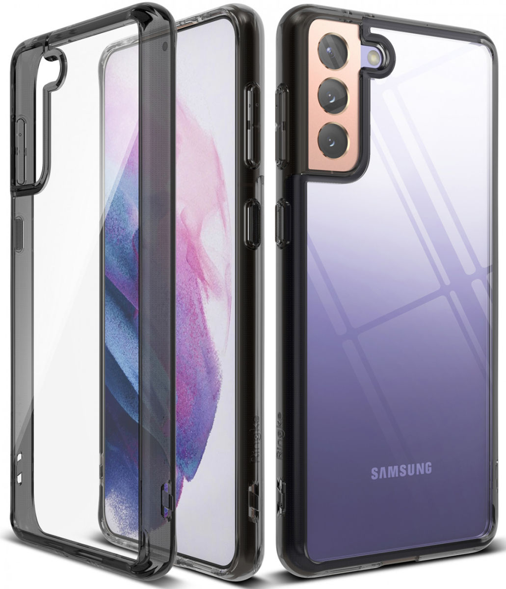 Ringke Fusion Samsung Galaxy S21 Plus Hoesje Smoke Black afbeelding 10