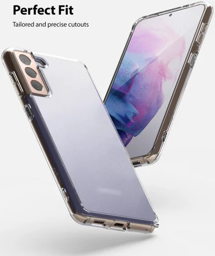 Ringke Fusion Samsung Galaxy S21 Plus Hoesje Matte Transparant afbeelding 3