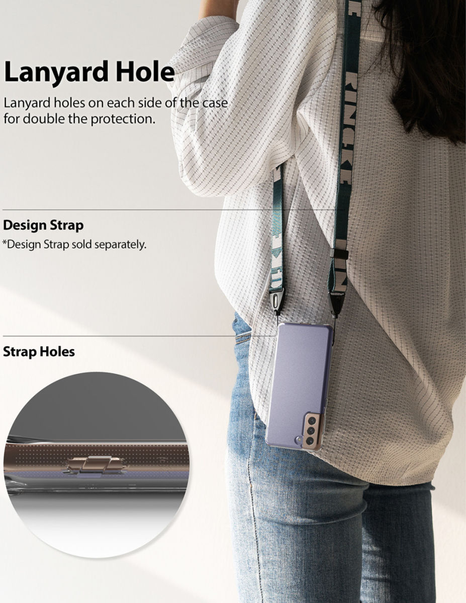 Ringke Fusion Samsung Galaxy S21 Plus Hoesje Matte Transparant afbeelding 6