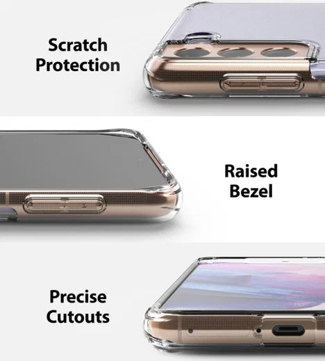 Ringke Fusion Samsung Galaxy S21 Plus Hoesje Matte Transparant afbeelding 7
