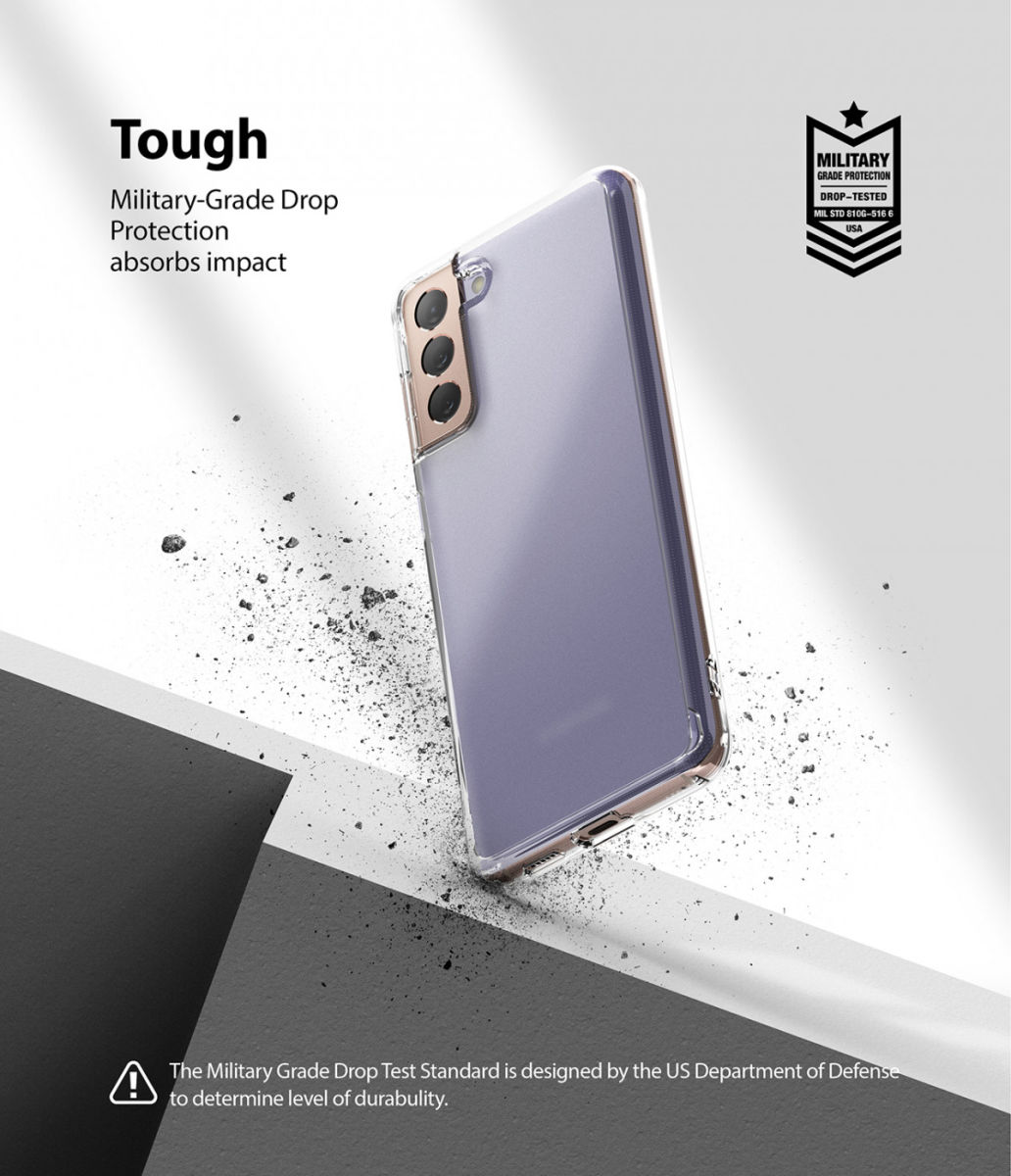 Ringke Fusion Samsung Galaxy S21 Plus Hoesje Matte Transparant afbeelding 8