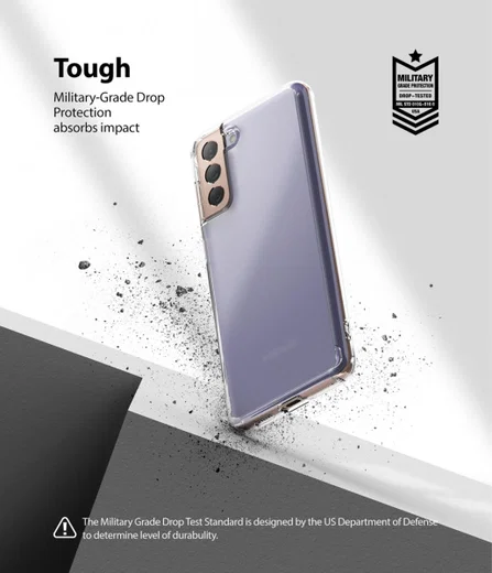 Ringke Fusion Samsung Galaxy S21 Plus Hoesje Matte Transparant afbeelding 8