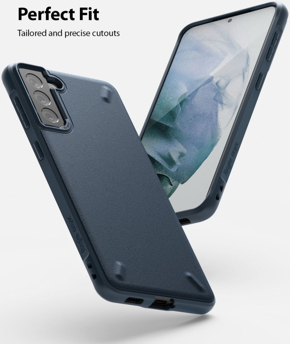 Ringke Onyx Samsung Galaxy S21 Plus Hoesje Flexibel TPU Blauw afbeelding 3