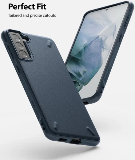 Ringke Onyx Samsung Galaxy S21 Plus Hoesje Flexibel TPU Blauw afbeelding 3