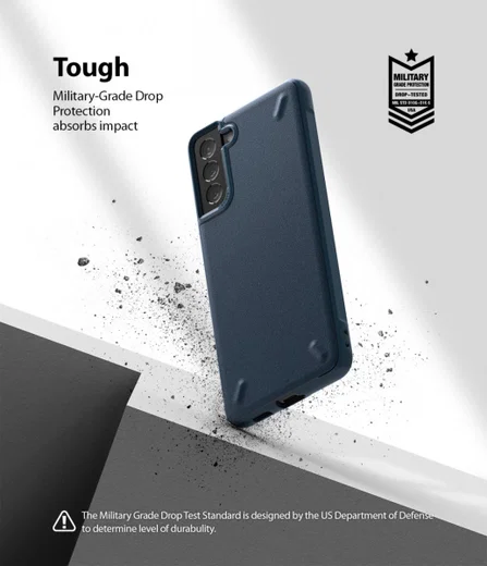 Ringke Onyx Samsung Galaxy S21 Plus Hoesje Flexibel TPU Blauw afbeelding 6