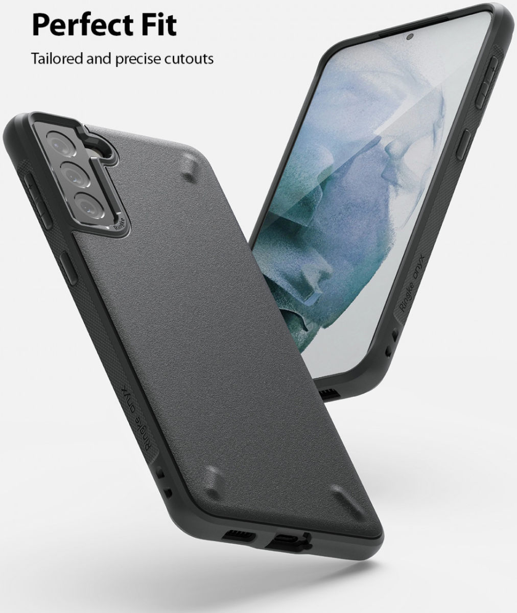 Ringke Onyx Samsung Galaxy S21 Plus Hoesje Flexibel TPU Grijs afbeelding 3