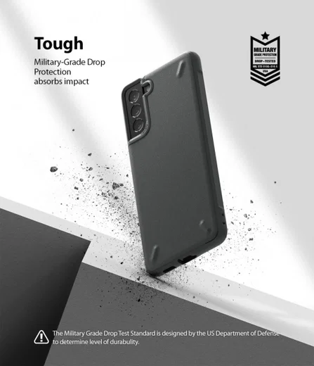 Ringke Onyx Samsung Galaxy S21 Plus Hoesje Flexibel TPU Grijs afbeelding 6