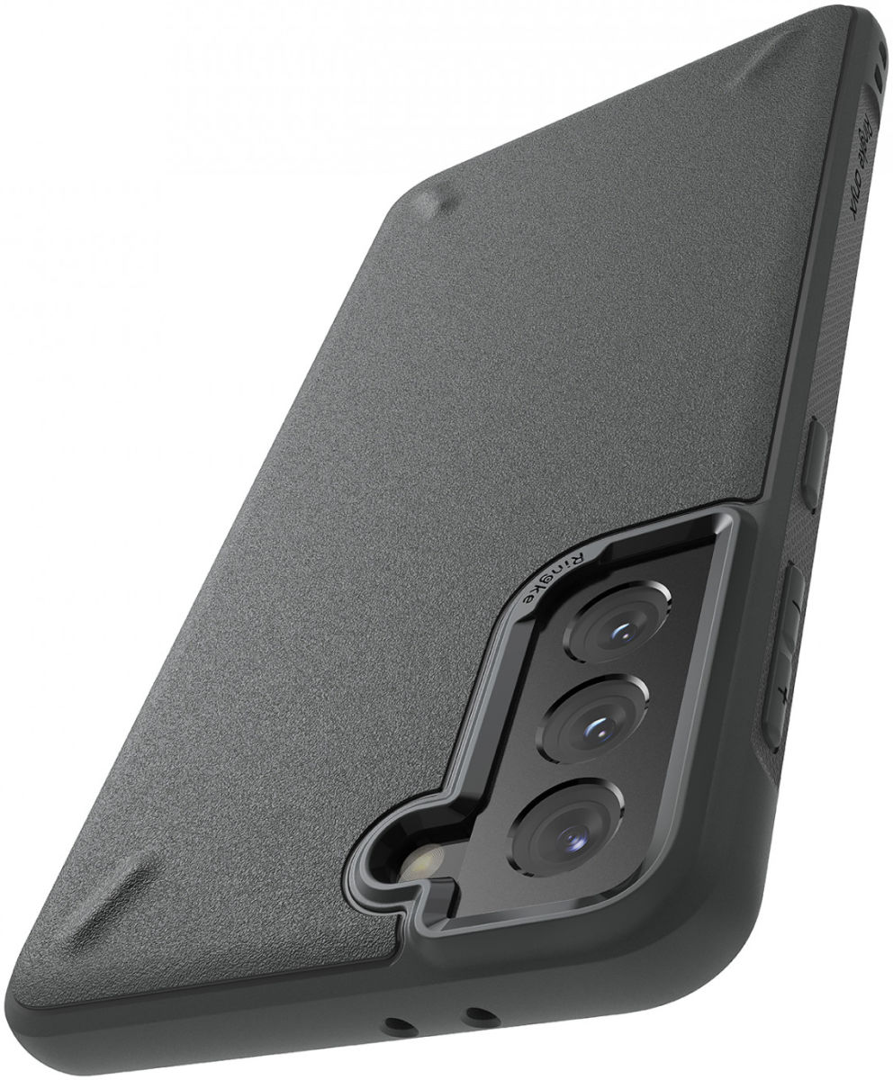 Ringke Onyx Samsung Galaxy S21 Plus Hoesje Flexibel TPU Grijs afbeelding 9