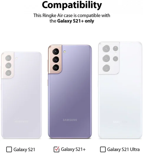 Ringke Air Samsung Galaxy S21 Plus Hoesje Flexibel TPU Transparant afbeelding 10