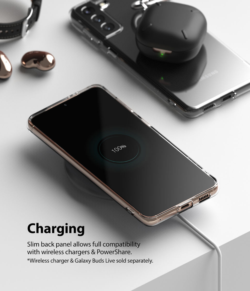 Ringke Air Samsung Galaxy S21 Plus Hoesje Flexibel TPU Transparant afbeelding 9