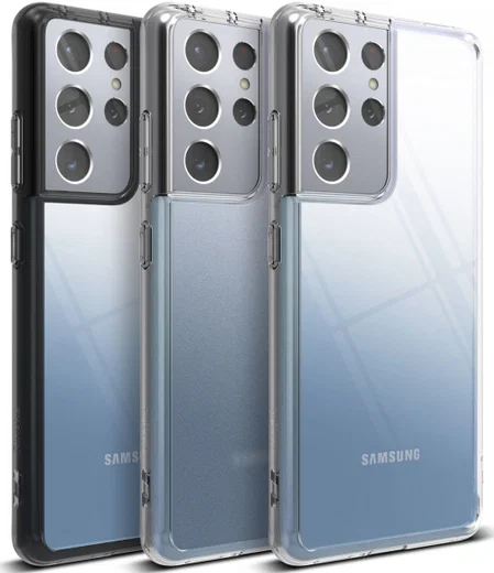 Ringke Fusion Samsung Galaxy S21 Ultra Hoesje Matte Transparant afbeelding 12