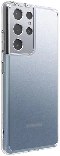 Ringke Fusion Samsung Galaxy S21 Ultra Hoesje Matte Transparant afbeelding 2