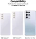 Ringke Onyx Samsung Galaxy S21 Ultra Hoesje Flexibel TPU Grijs afbeelding 11