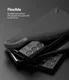 Ringke Onyx Samsung Galaxy S21 Ultra Hoesje Flexibel TPU Grijs afbeelding 4