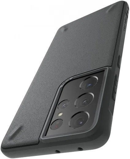 Ringke Onyx Samsung Galaxy S21 Ultra Hoesje Flexibel TPU Grijs afbeelding 9