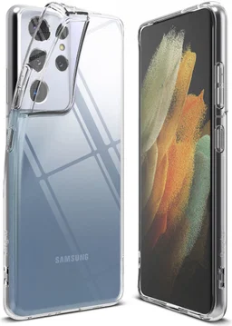 Ringke Air Samsung Galaxy S21 Ultra Hoesje Flexibel TPU Transparant