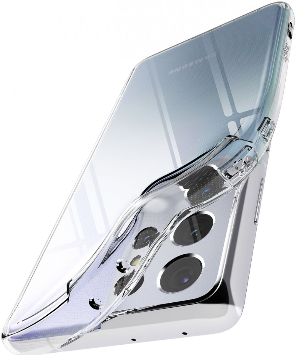 Ringke Air Samsung Galaxy S21 Ultra Hoesje Flexibel TPU Transparant afbeelding 3