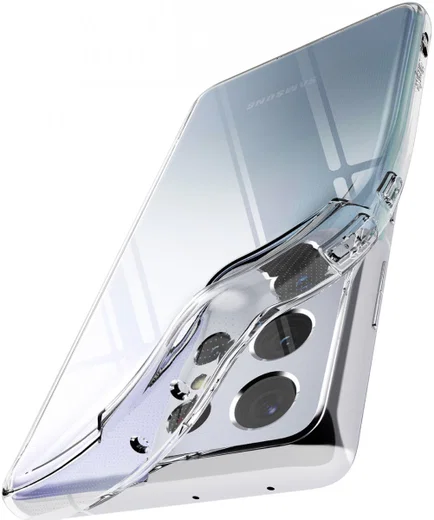 Ringke Air Samsung Galaxy S21 Ultra Hoesje Flexibel TPU Transparant afbeelding 3