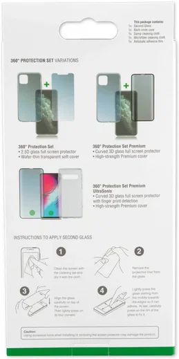 4smarts 360° Premium Protection Set Samsung Galaxy S21 Zwart afbeelding 8