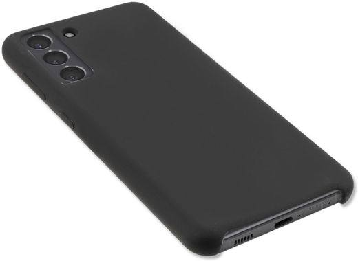 4smarts CUPERTINO Samsung Galaxy S21 Plus Hoesje Siliconen Zwart afbeelding 2