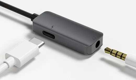4smarts Active Audio USB-C naar USB-C en 3.5mm Aux Audio Splitter afbeelding 3