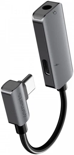 4smarts Active Audio USB-C naar USB-C en 3.5mm Aux Audio Splitter afbeelding 1