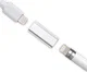 4smarts Lightning Naar Lightning Adapter voor Apple Pencil Zilver afbeelding 2