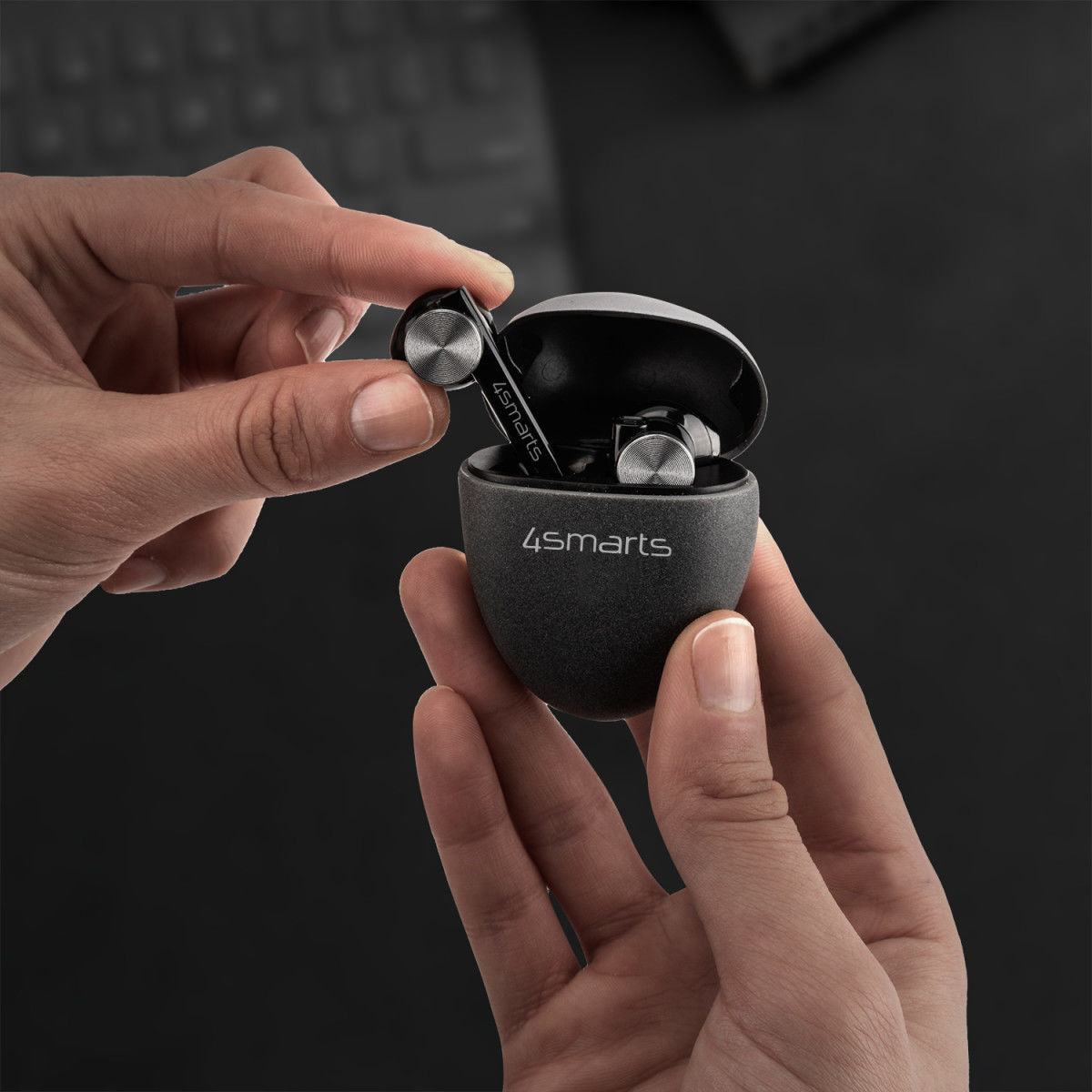 4smarts TWS Bluetooth In-Ear Draadloze Oordopjes Zwart afbeelding 6