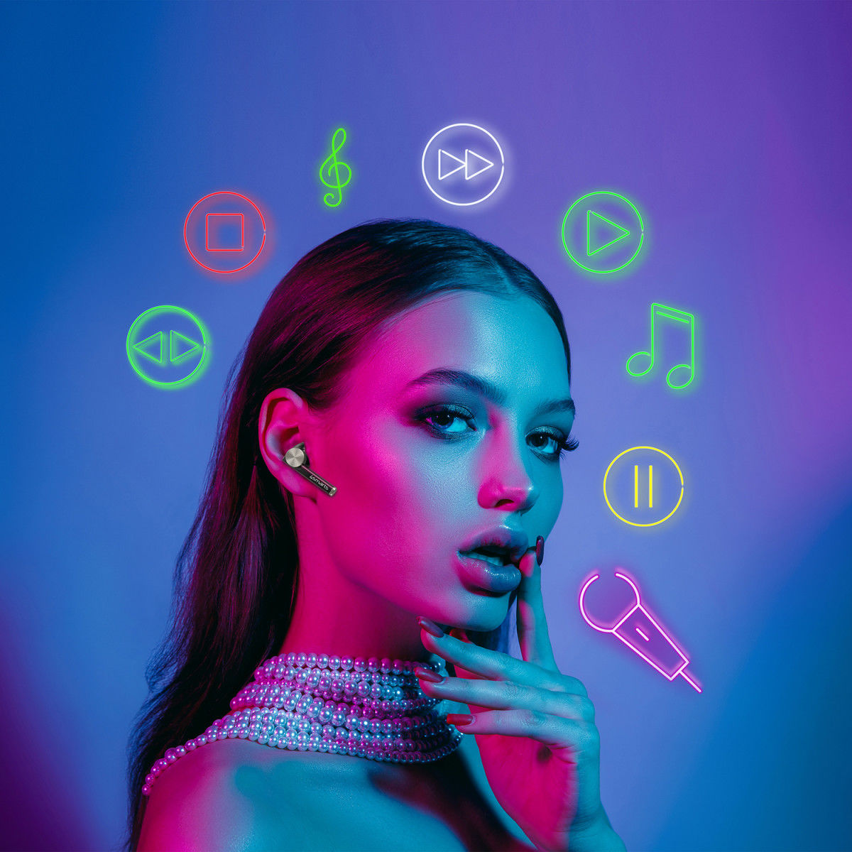 4smarts TWS Bluetooth In-Ear Draadloze Oordopjes Zwart afbeelding 7