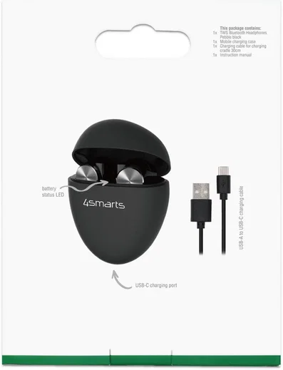 4smarts TWS Bluetooth In-Ear Draadloze Oordopjes Zwart afbeelding 13