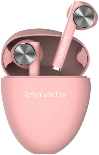 4smarts TWS Bluetooth In-Ear Draadloze Oordopjes Roze afbeelding 1