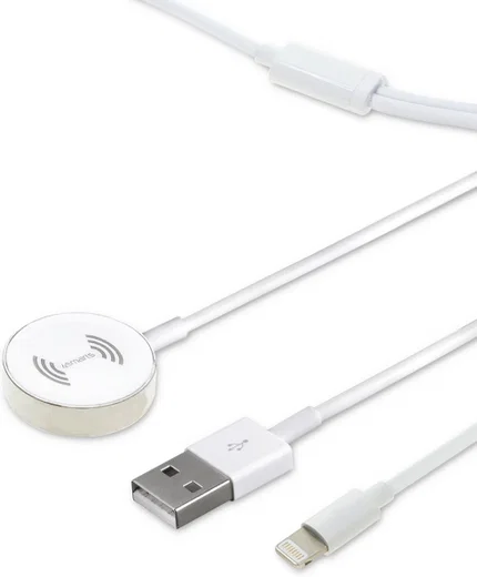 4smarts Voltbeam Oplader voor Apple Watch en Lightning Kabel 1.6 Meter afbeelding 2