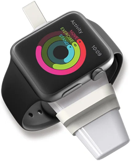 4smarts VoltBeam Apple Watch USB-A Draadloze Connector Oplader Wit afbeelding 4