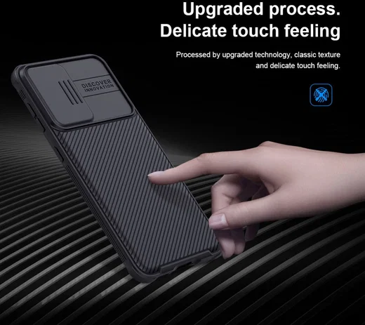 Nillkin CamShield Samsung Galaxy S21 Hoesje met Camera Slider Zwart afbeelding 9