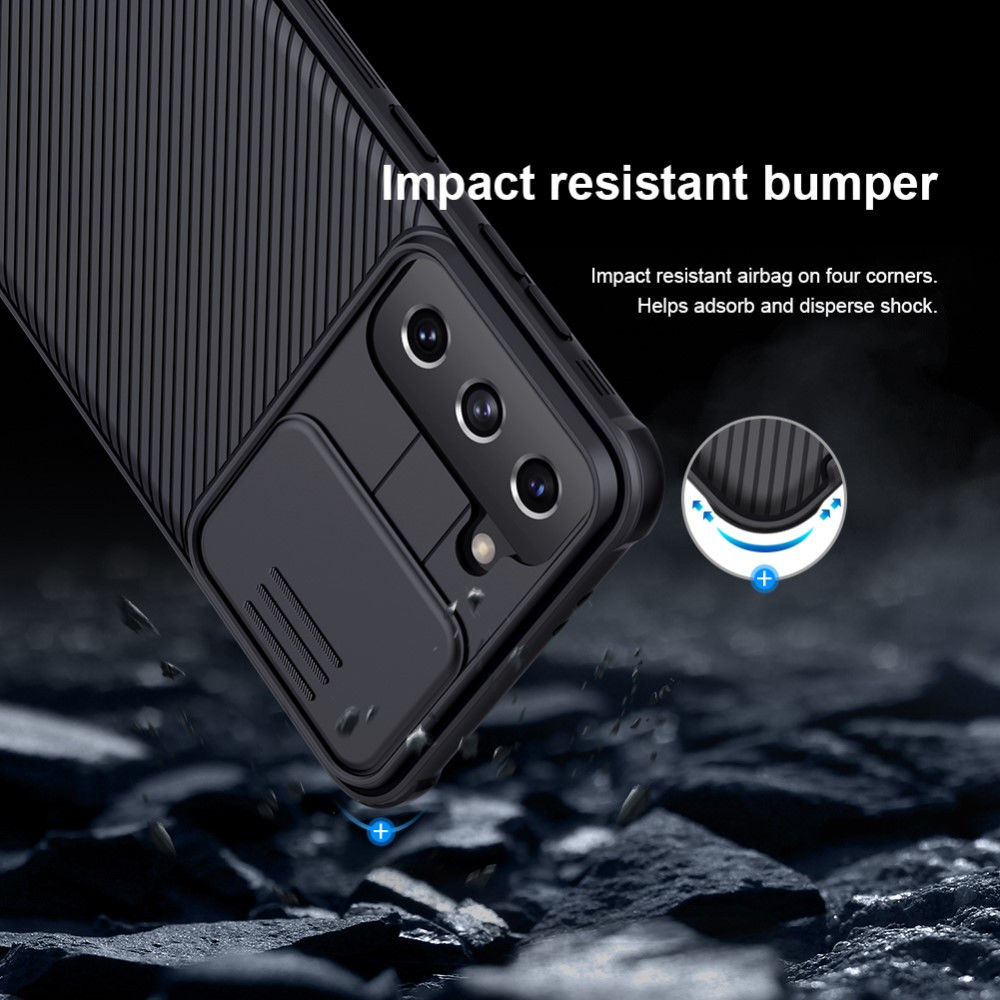 Nillkin CamShield Samsung Galaxy S21 Hoesje met Camera Slider Zwart afbeelding 4