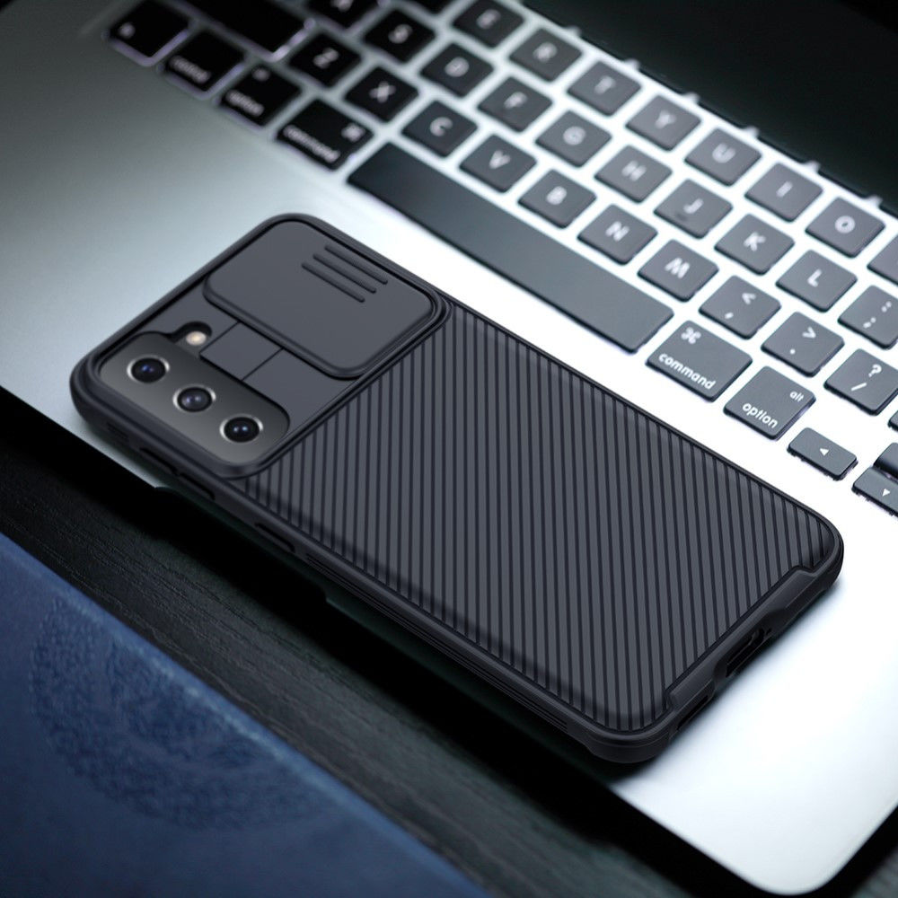 Nillkin CamShield Samsung Galaxy S21 Hoesje met Camera Slider Zwart afbeelding 13