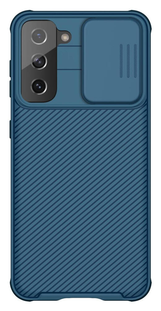 Nillkin CamShield Samsung Galaxy S21 Hoesje met Camera Slider Blauw afbeelding 2