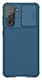 Nillkin CamShield Samsung Galaxy S21 Hoesje met Camera Slider Blauw afbeelding 2