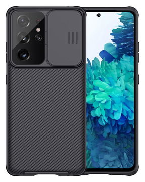 Nillkin CamShield Samsung Galaxy S21 Ultra Hoesje Camera Slider Zwart