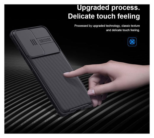 Nillkin CamShield Samsung Galaxy S21 Ultra Hoesje Camera Slider Zwart afbeelding 13