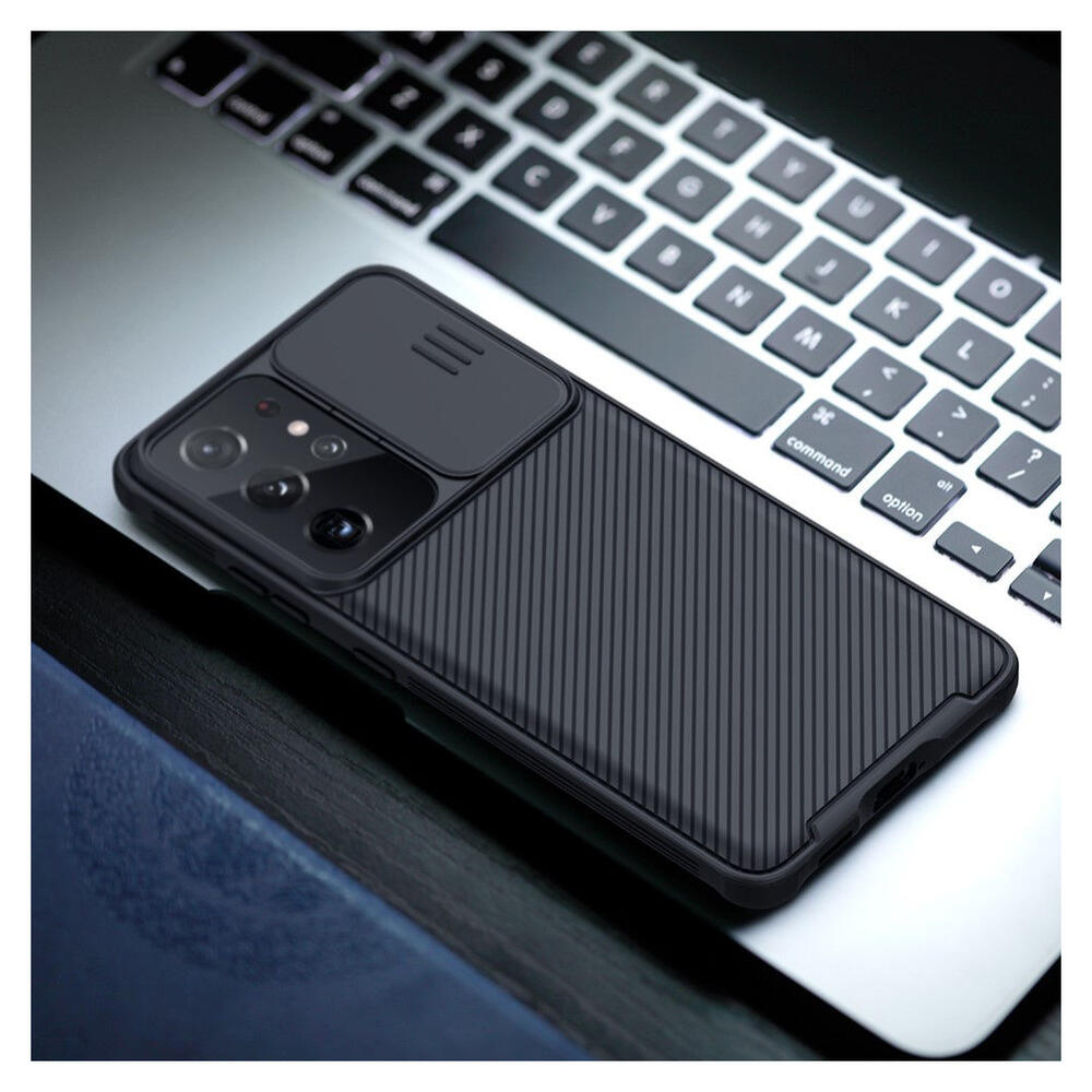 Nillkin CamShield Samsung Galaxy S21 Ultra Hoesje Camera Slider Zwart afbeelding 9